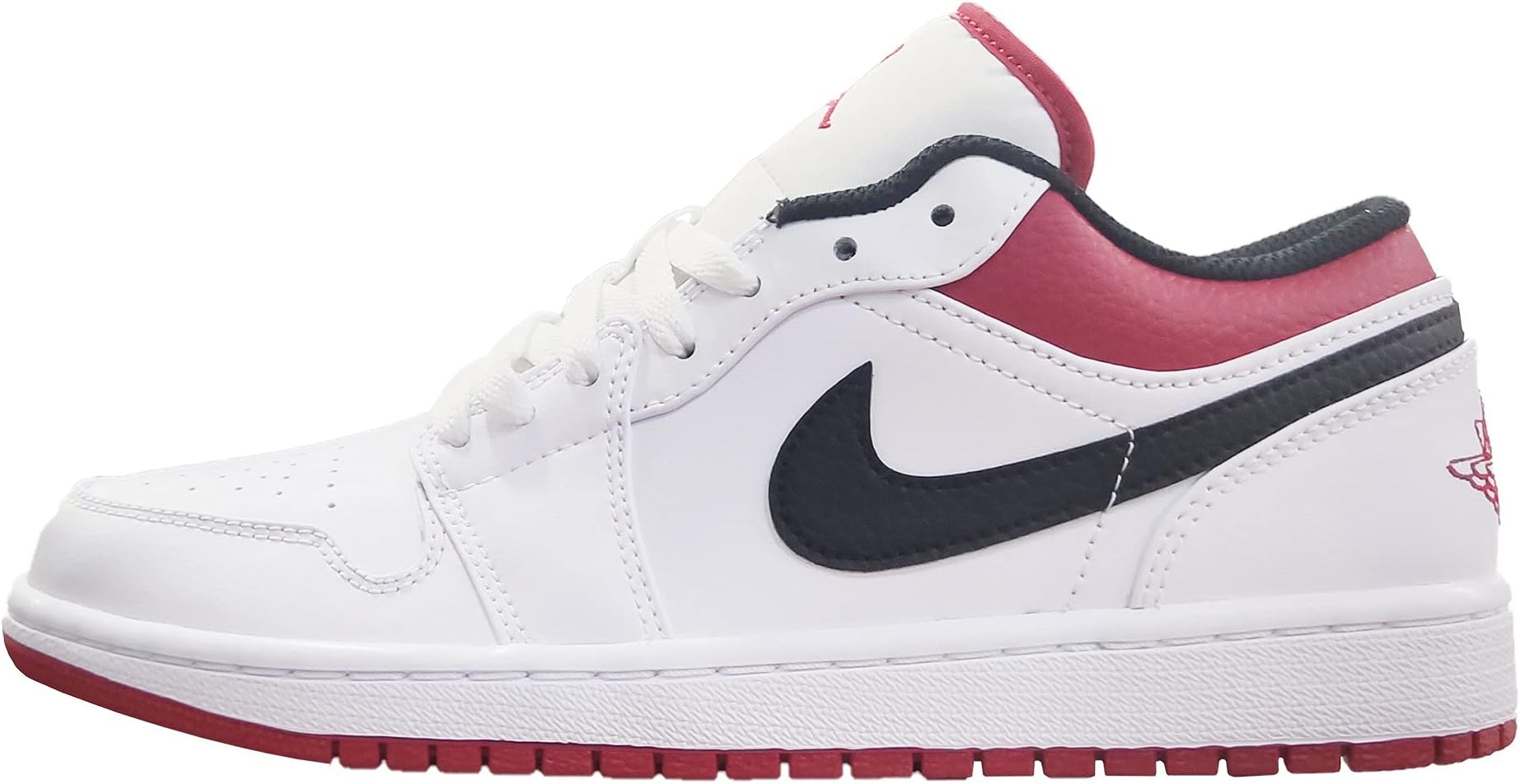 gym red white jordan 1 low