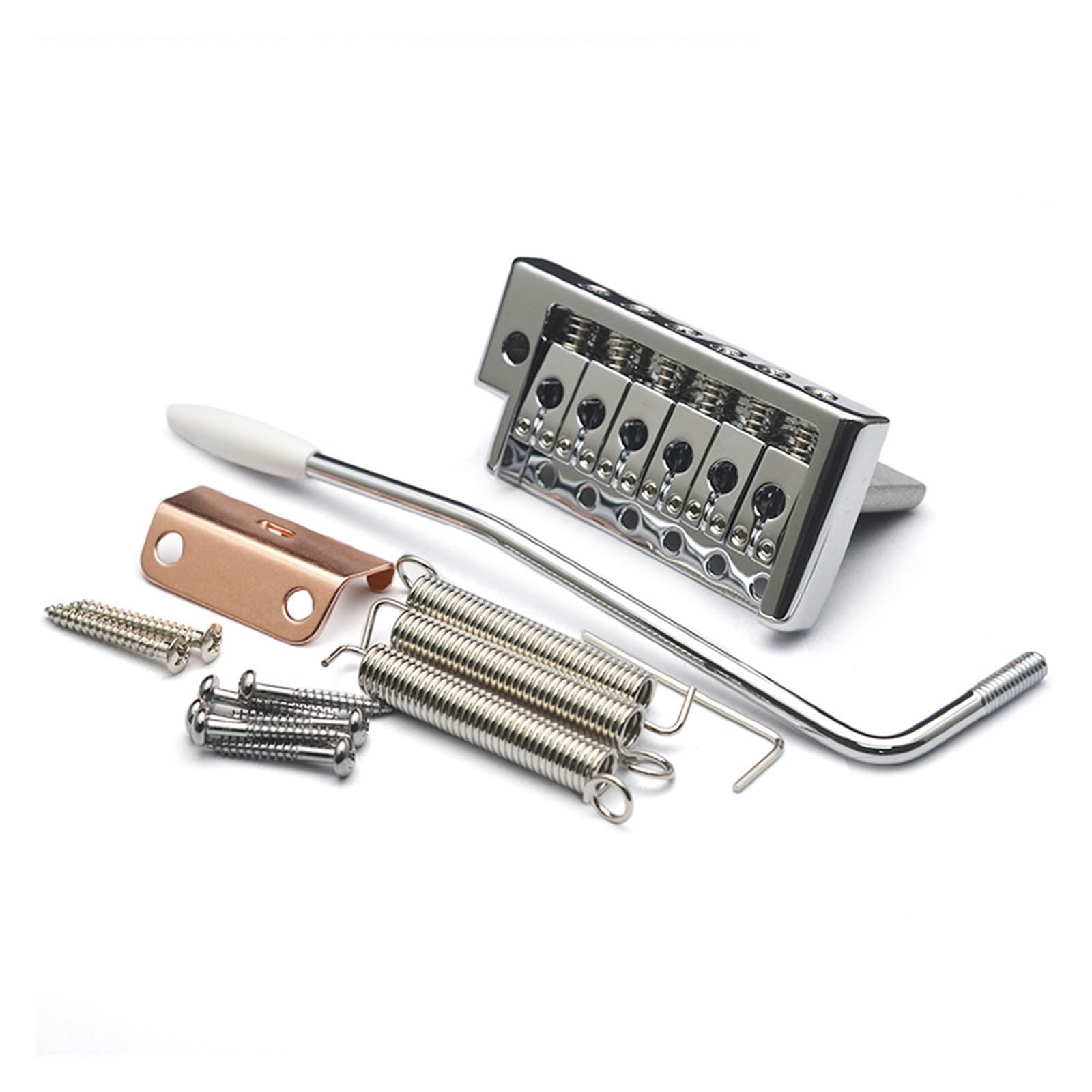 Accessori Per Strumenti A Sella Per Corde Per Chitarra Elettrica Tremolo Singolo Con Foro Tondo Chitarra Bridge