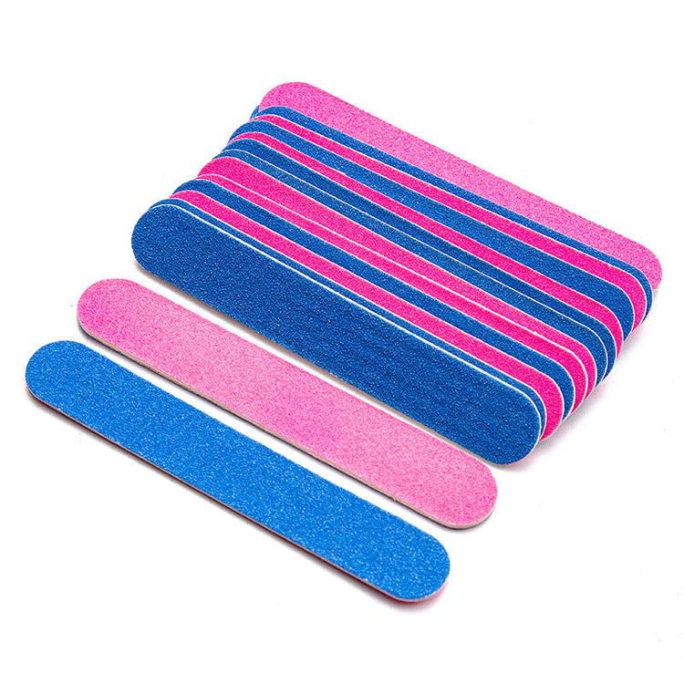 NYAMAH SALES Mini Nail Files Double Sided Emery Board Fingernail File Manicure Pedicure Tools, Nail Buffering Files Emery Boards Pedicure Tools Set Professional Beauty Care for Men Women 20 Pc, Multi.