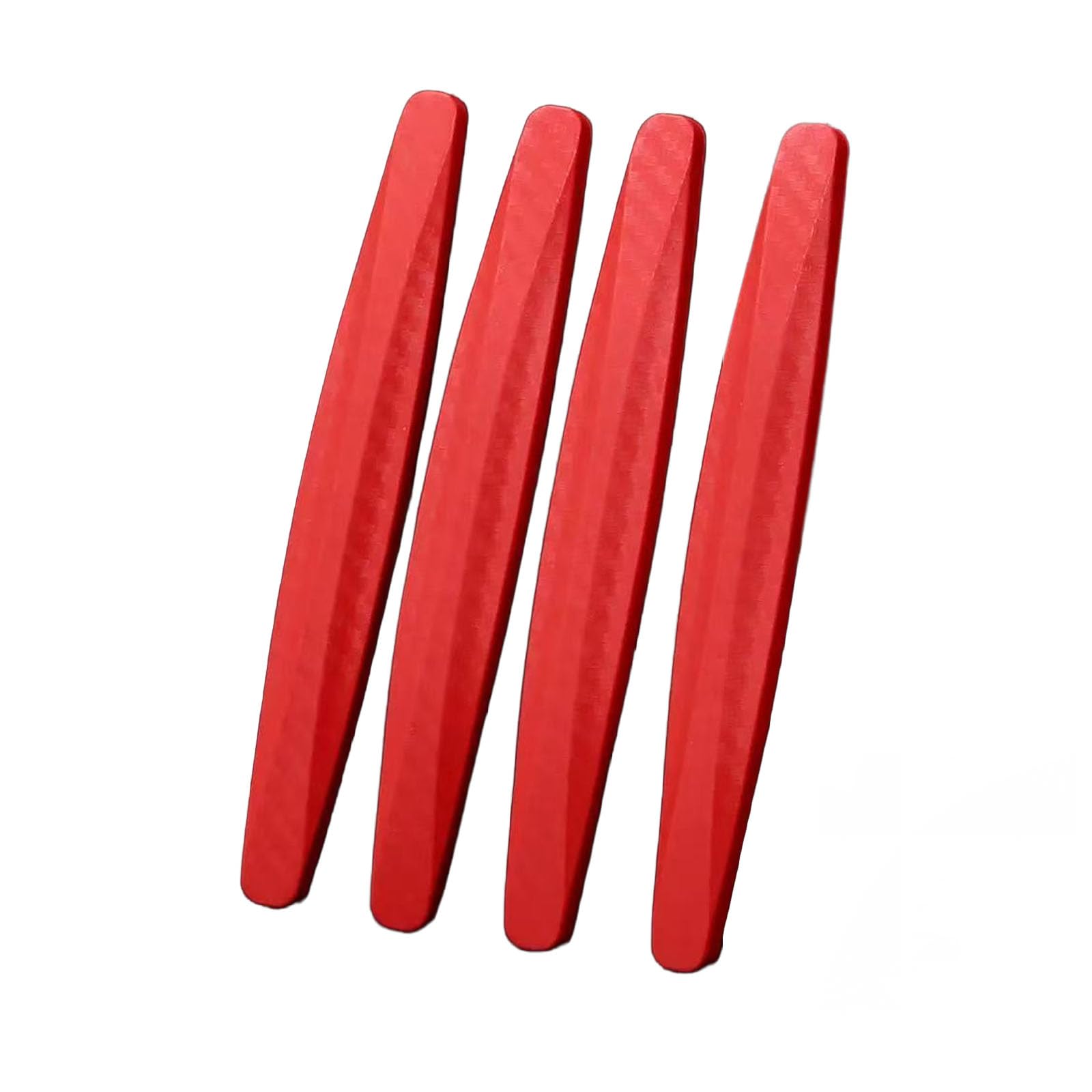 ONEMAJI 4Pcs Car Bumper Scratch Protector Strips for BMW X3 E83 F25 G01 G45, Car Door Edge Guard Trim Rear View Mirror Collision Avoidance Bars,Red