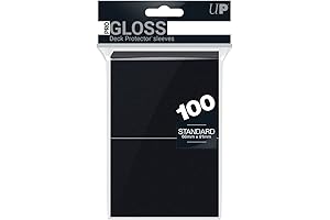 PROTECTIVE COVERINGS FOR STANDARD-SIZED CARDS | Black (100-pack)