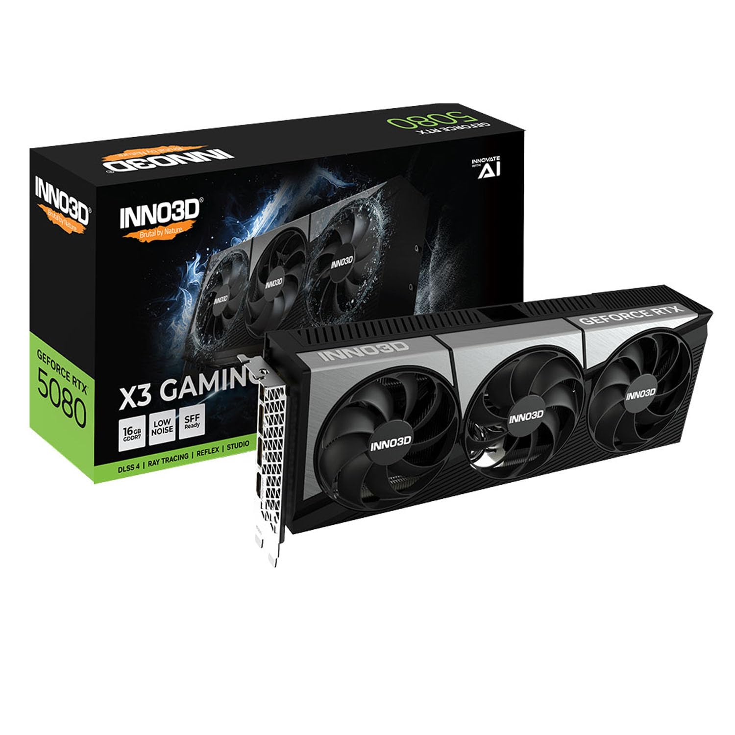 グラフィックボード・グラボ・ビデオカード INNO3D GeForce RTX 5080 X3 OC Amazon.in: Buy INNO3D NVIDIA GeForce RTX 5080 X3 Gaming OC 16GB