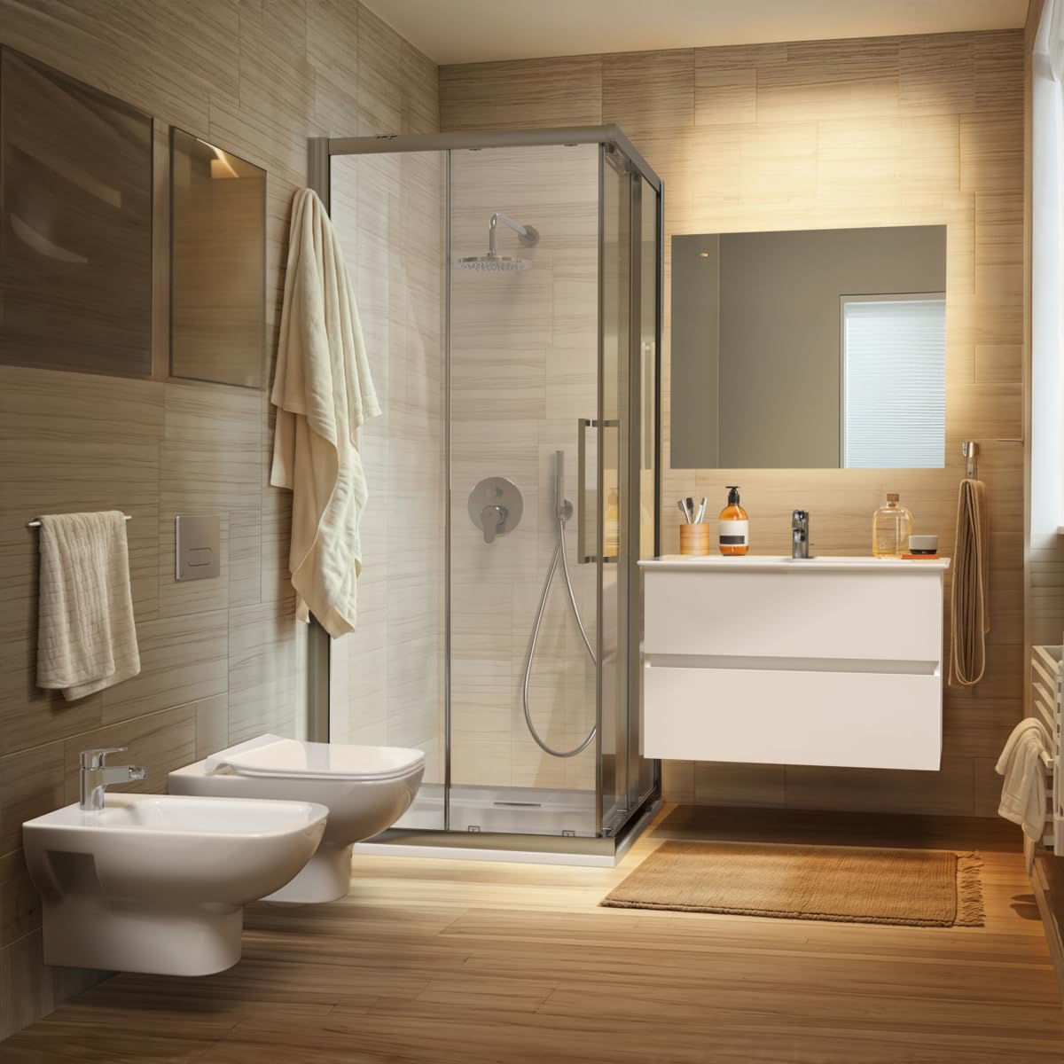 Ideal Standard - i.life A wisząca toaleta z technologią odpływu RimLS+, certyfikowana woda bez kołnierza 4/2,6 litra, T452301, biała