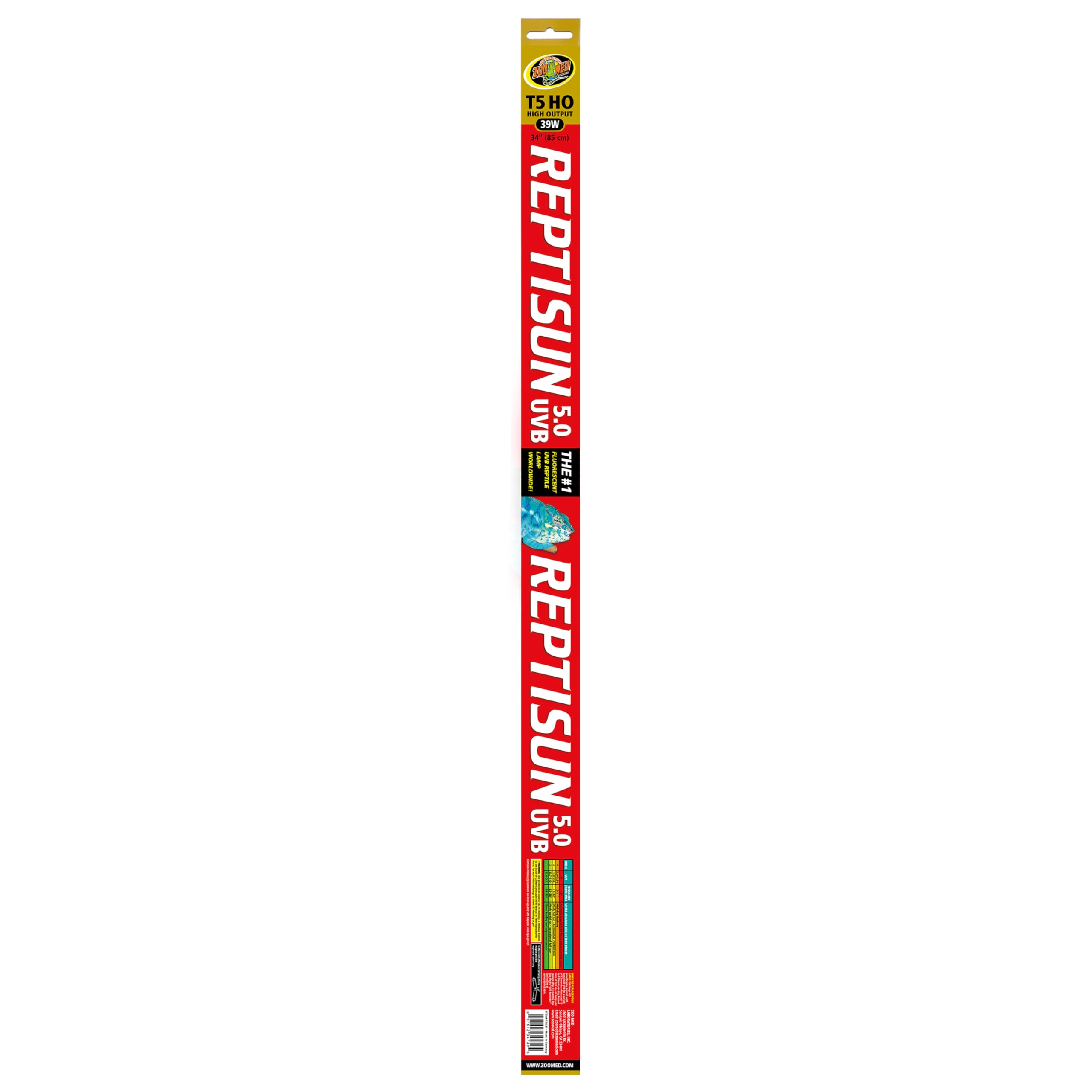 Zoo Med ReptiSun 5.0 HO T5 UVB Lamp, 34" L, 39 Watts - image 2