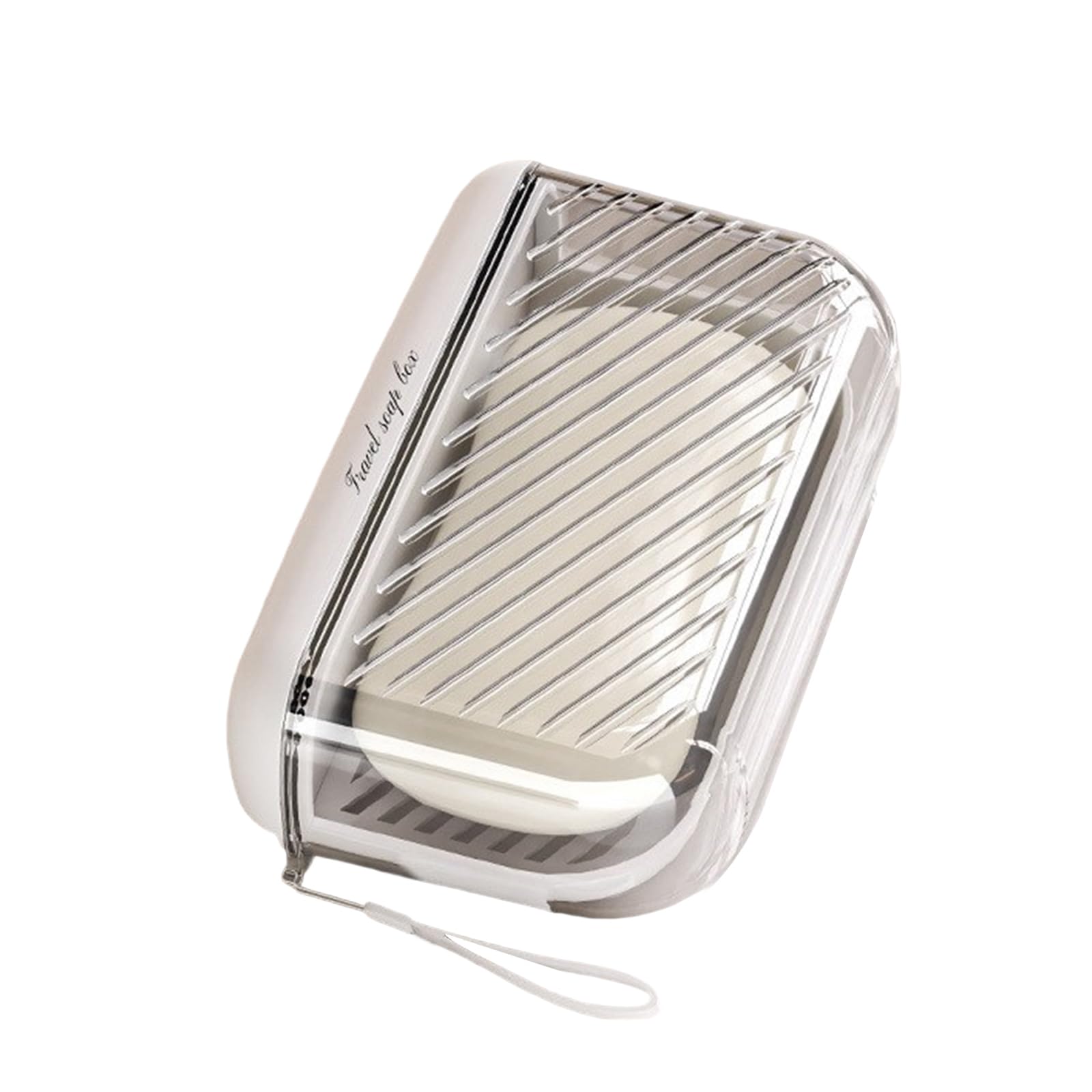 Carotoe White Friendly Sealed Soap Case Durability Soap Holder For Maintaining Hygienes On Travel Waterproof Container Portable Holder