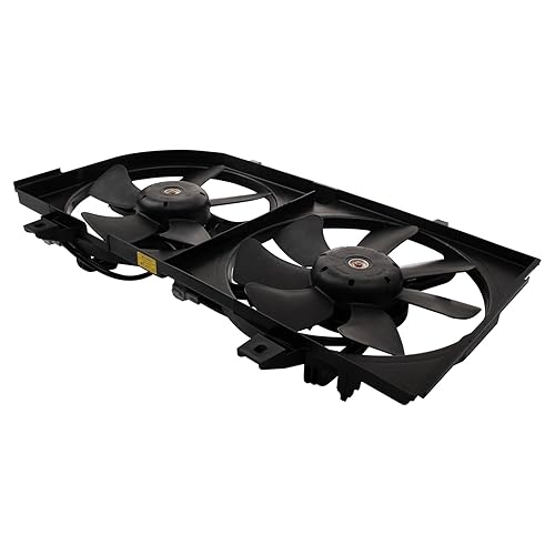 Vista 428 de TRQ Conjunto de ventilador de refrigeración dual compatible con Infiniti EX35 2009 FX35 FX50 2007-2008 G35 2008-2013 G37 2012-2013 M35h 2014-2015