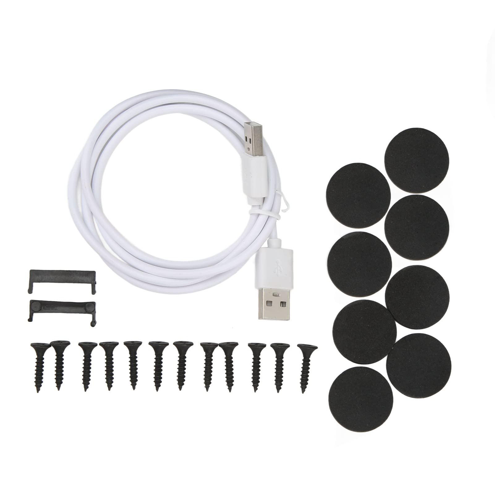 Keenso Portabicchieri Console Centrale in ABS e Pelle PU, Organizer | Scatola per braccioli Scatola portaoggetti per console centrale in ABS e pelle PU con 7 porte USB Organizzatore interno di