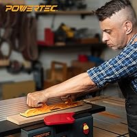 Vista 6 de POWERTEC Palanca de empuje y bloque de empuje, L& Magnetic Push Stick Set se adapta a sierra de mesa, mesa de enrutador, sierra de cinta