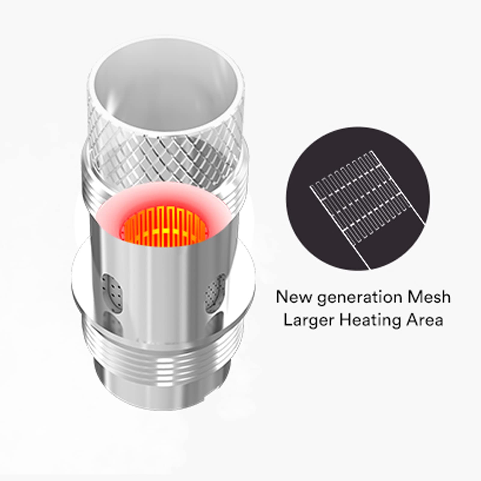 5 pices VAPTIO Cosmo Coil C6 Bobine de Rechange 0.7ohm pour kit Cosmo A1/Kit  Cosmo 2 Plus,sans liquide sans nicotine (C6) : Amazon.fr: Autres