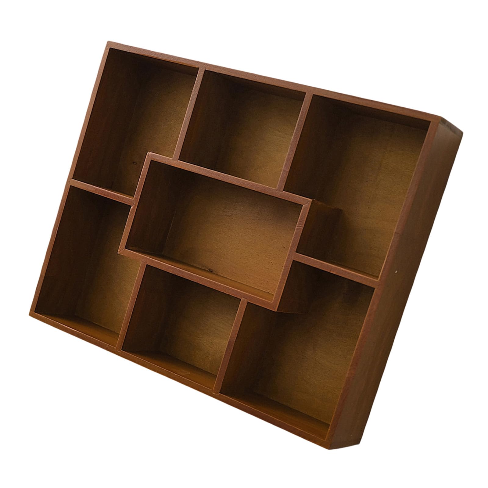 Zeiwohndc Multicolor Wood Shelf Handcrafted Floating Rack Space Saving Solution For Modern Homes Decoration Needs Handcrafted Wooden Shelf