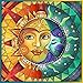 Kit Pintura Diamantes 5D YUESEN Sun and Moon Pintura Bordado con Diamante para Decoración Pared Hogar Bordado para Manualidades Adecuado Regalos Cumpleaños para Niños35*35cm