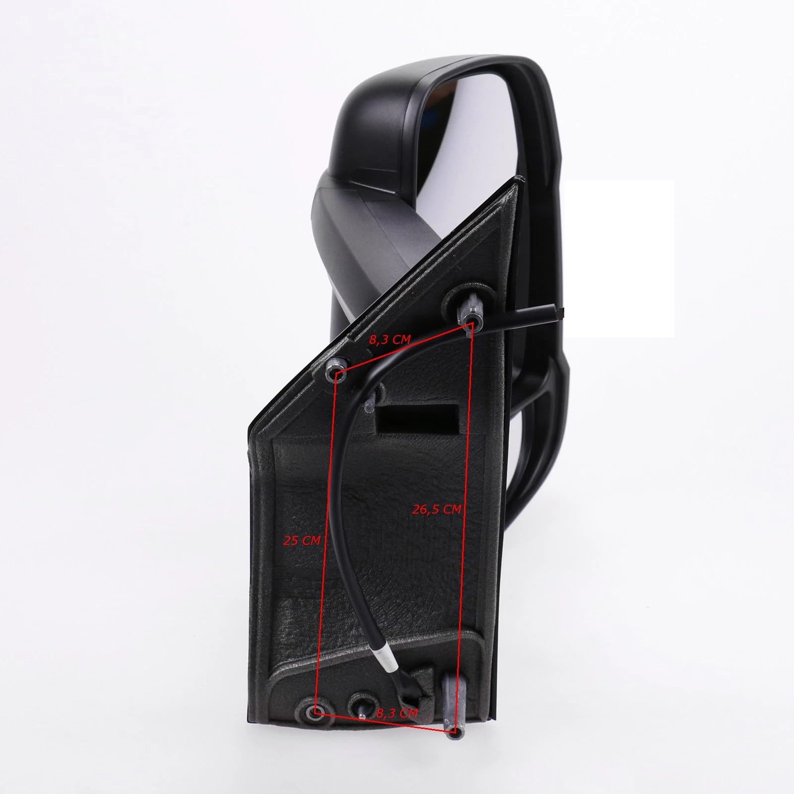 Specchietto Manuale Destro CAMPER DUCATO Retrovisore DX Dal 2006-2024 Braccio lungo,Freccia Integrata