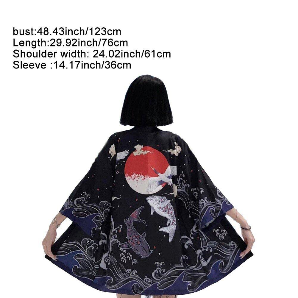 Japońskie kimono tradycyjna odzież karp anime kimono sukienka koszule damskie samuraj haori hombre yukata mężczyzna kardigan koszula