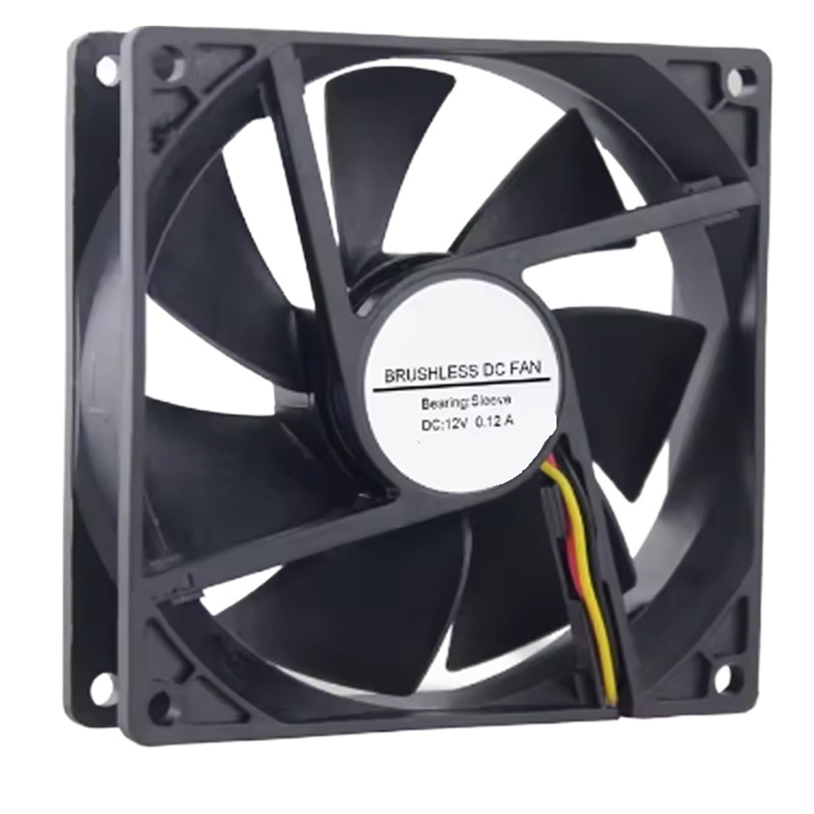 YMUGUEGH 1Pcs 90mm 12V 3Pin DC 92mm x25mm Cooling fan 92x92x25mm 9225 9cm