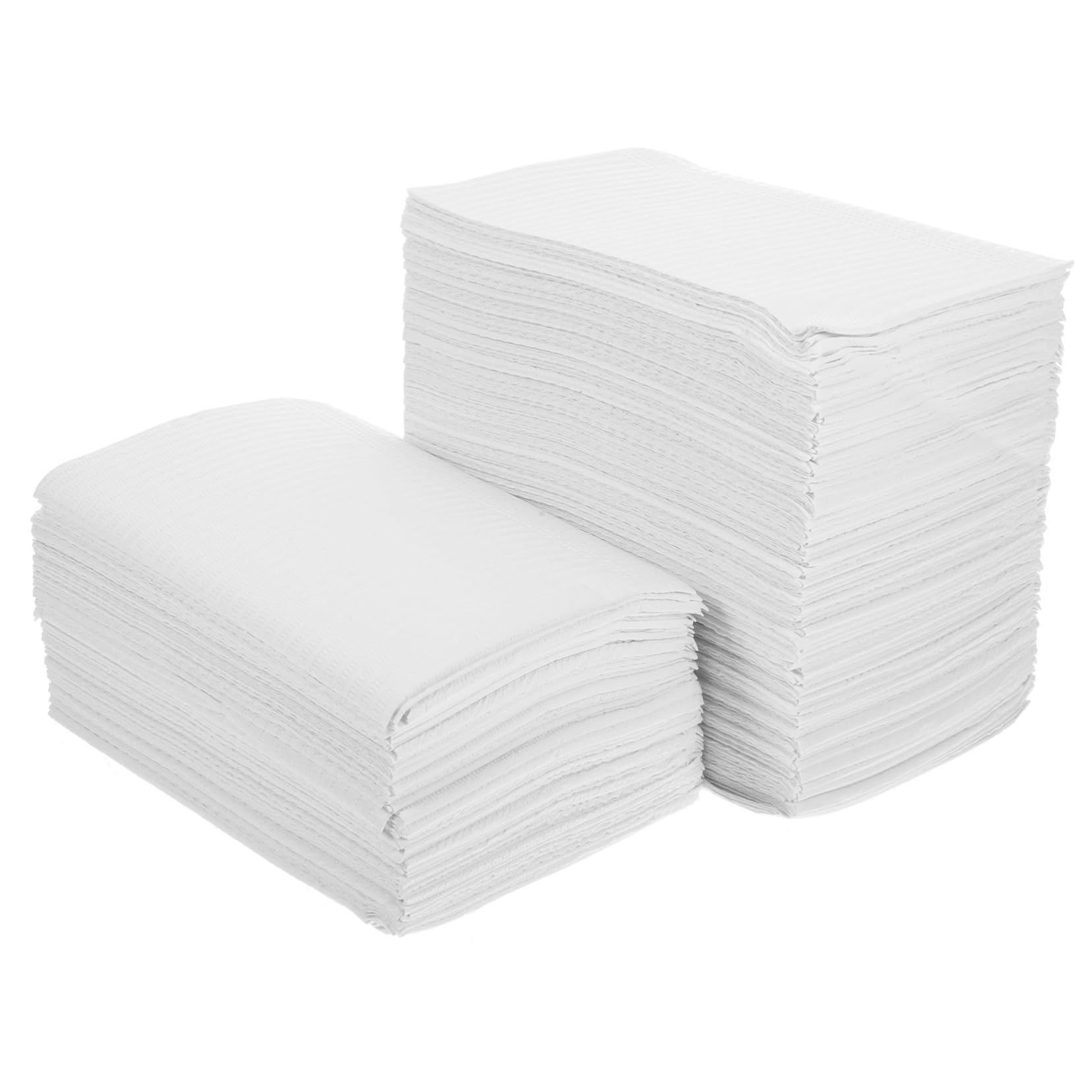 125 Pièces Tapis de Manucure en Pulpe Blanc Jetable