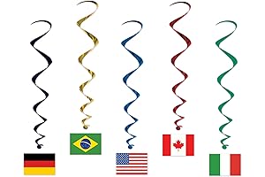 Olympic Spirit Whirlers: Decorate with Patriotic Pride!