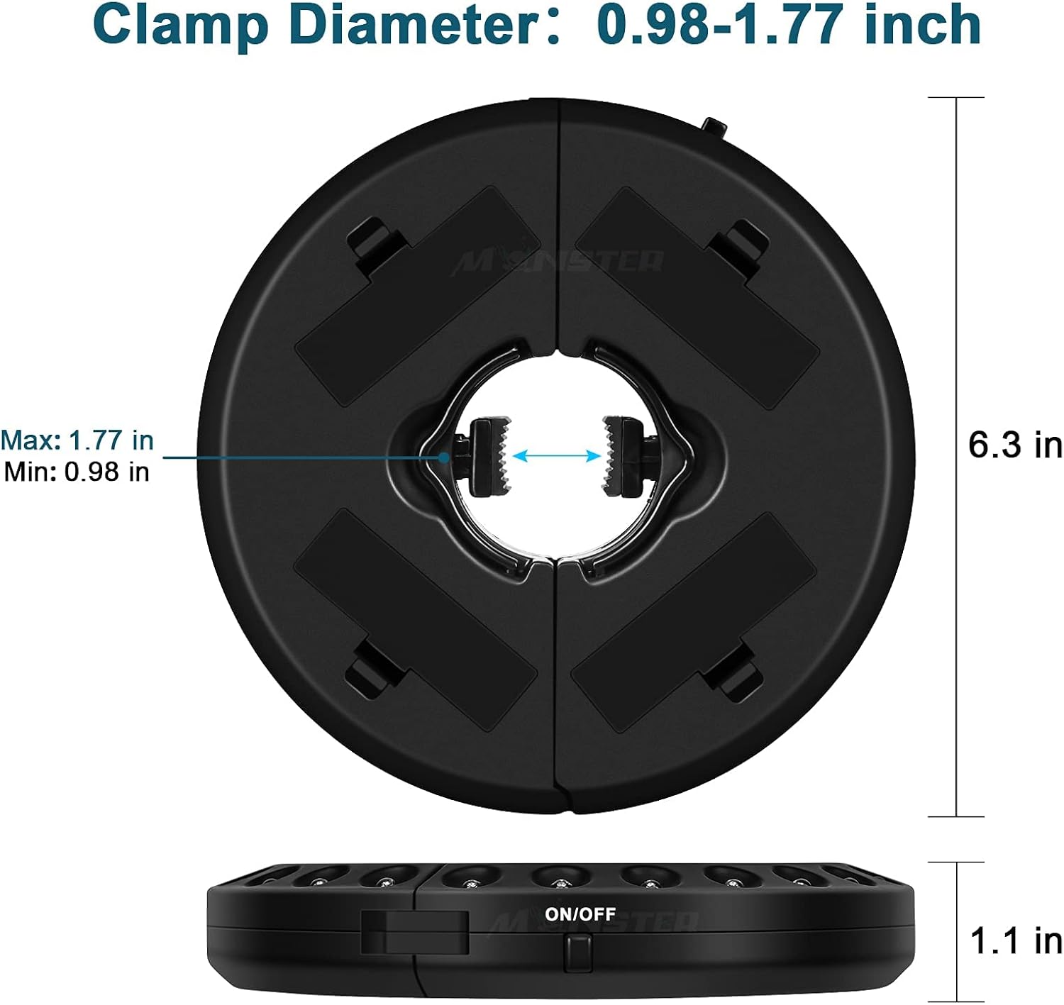 Simple Deluxe Patio Umbrella Light, 28 LED Lights at 200 lumens 3 Brightness Modes Cordless, Umbrella Pole Light for Camping Tents, Yard, Outdoor or Indoor Use : Patio, Lawn & Garden