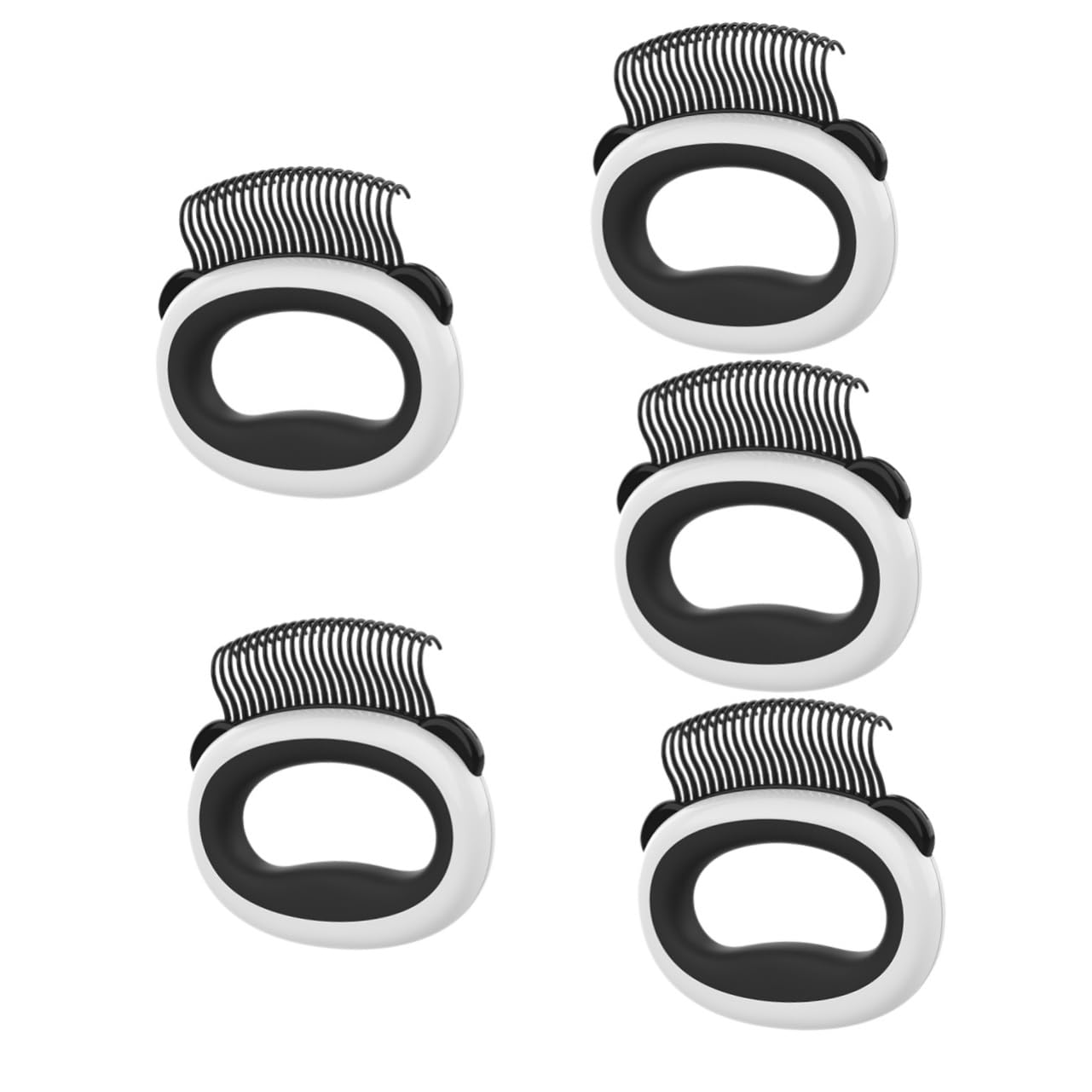 DOITOOL 5stücke Katzenkamm Für Sanfte Fellpflege Ergonomisches Design Entfilzungskamm Für Katzen Und Hunde Zur Entfernung Von Losem Haar Und Verfilzungen Für Glückliche Haustiere Und