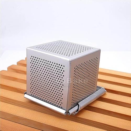 Miniatura 2 de 6 7 8 9 3.9 in Cubo cuadrado liso antiadherente anodizado de aluminio anodizado molde con tapa pastel tostadora DIY utensilios para hornear (3.1 in