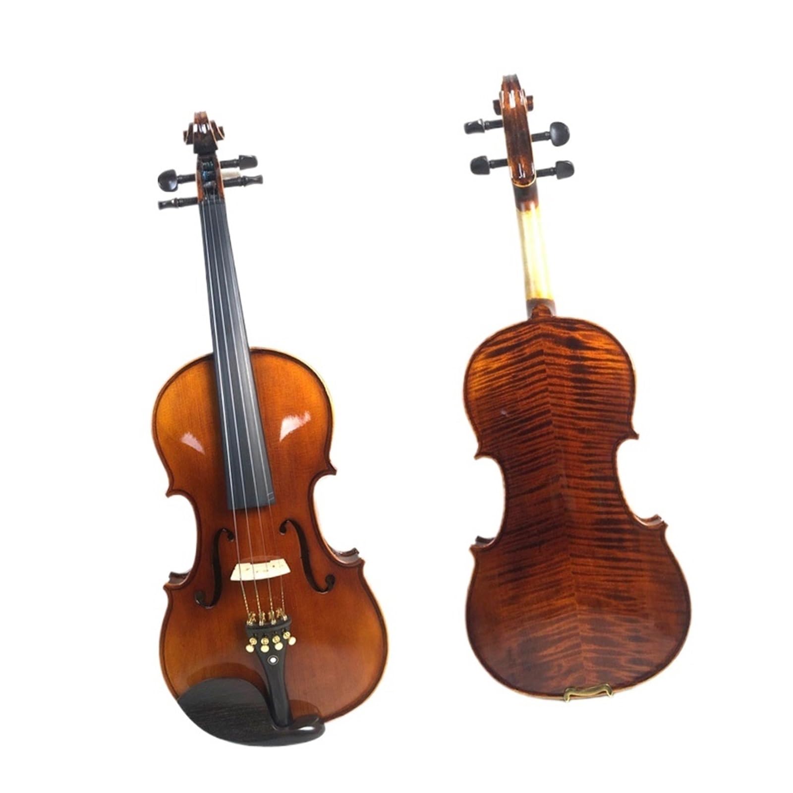 Violín Color Café Patrón Hecho A Mano Instrumento De Cuerda De 1/8 Instrumento De Violín(1/2)