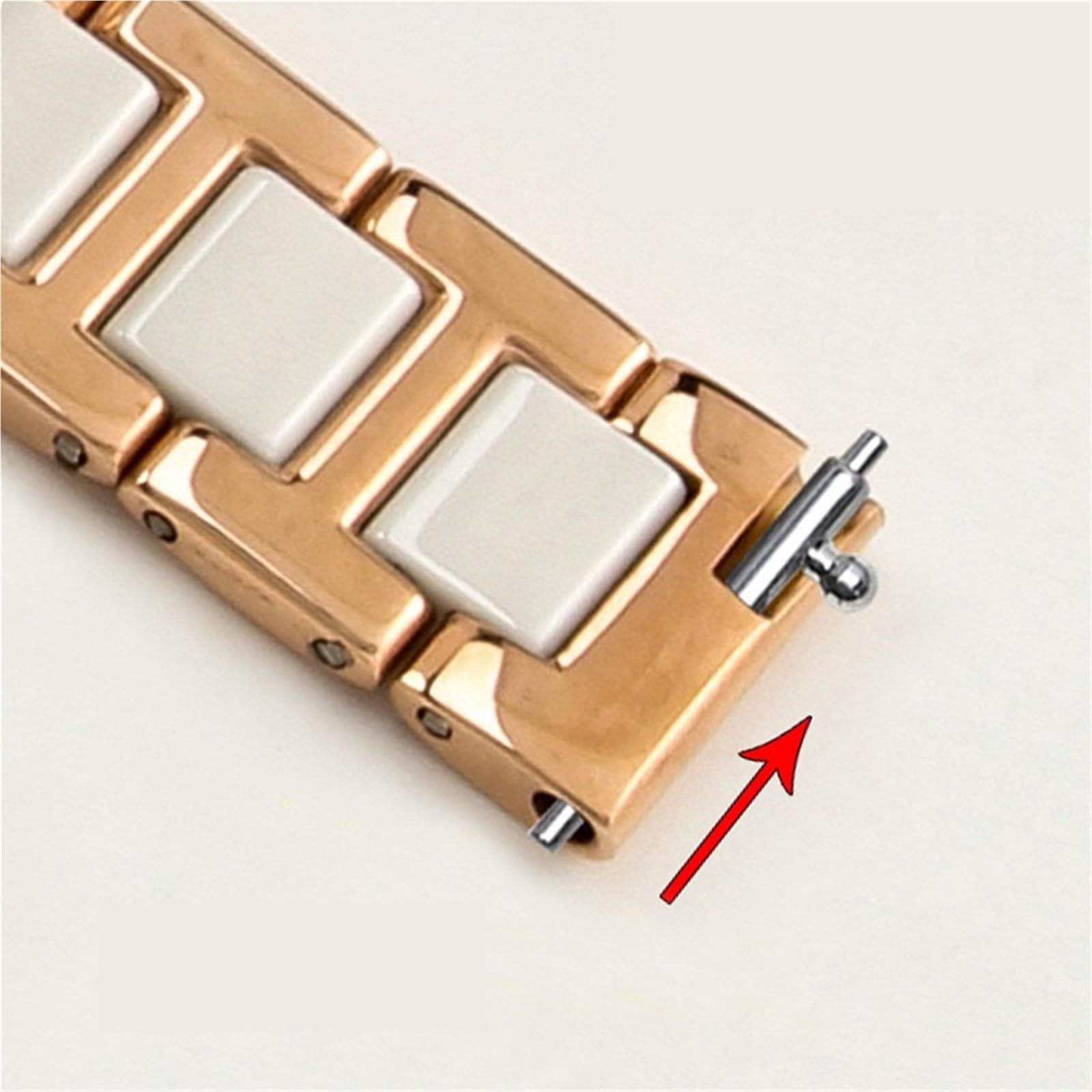 Cinturino for orologio in ceramica, cinturini universali di ricambio for orologi da 12, 14, 16, 18, 20, 22 mm, cinturino for orologio in acciaio inossidabile a sgancio rapido