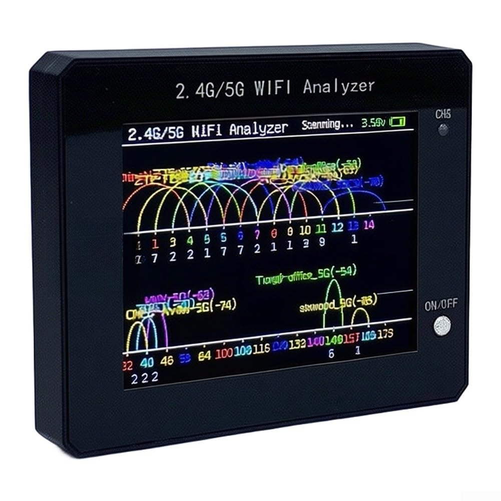 WiFi Segnale Scanner 2.4G 5G Analizzatore Canale Finder