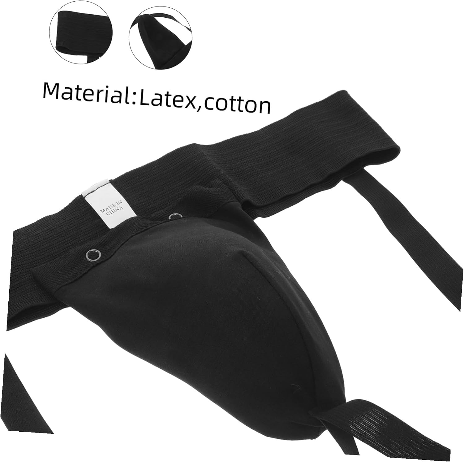 Alipis Breathable Comfortable Groin Protector Pants Flexible Crotch Guard for Taekwondo Boxing Karate Training Sports Gear for Men and Women
