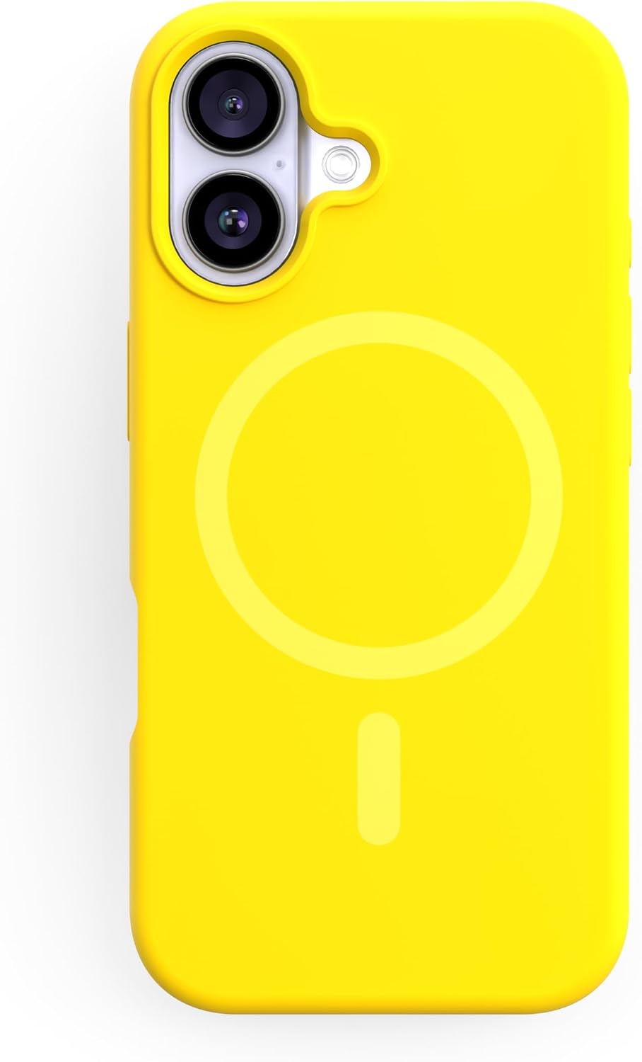 FELONY CASE for iPhone 17 with MagSafe - Neon Yellow Soft-Touch Liquid Silicone Case, Lightweight Magnetic Protective Cover, 360° Shockproof, Anti-Scratch Compatible with MagSafe Accessories