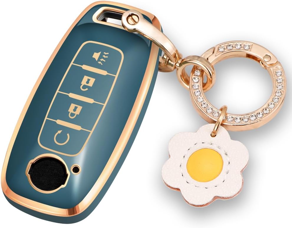 Lcyam Bling Keychain Remote Control Fob Case Cover Fits for