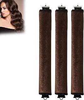 3Pcs Heatless Hair Curlers Overnight No Heat Hair Curlers Soft Satin Hair Rollers for Sleeping Reusable Curling Rods Price In India
