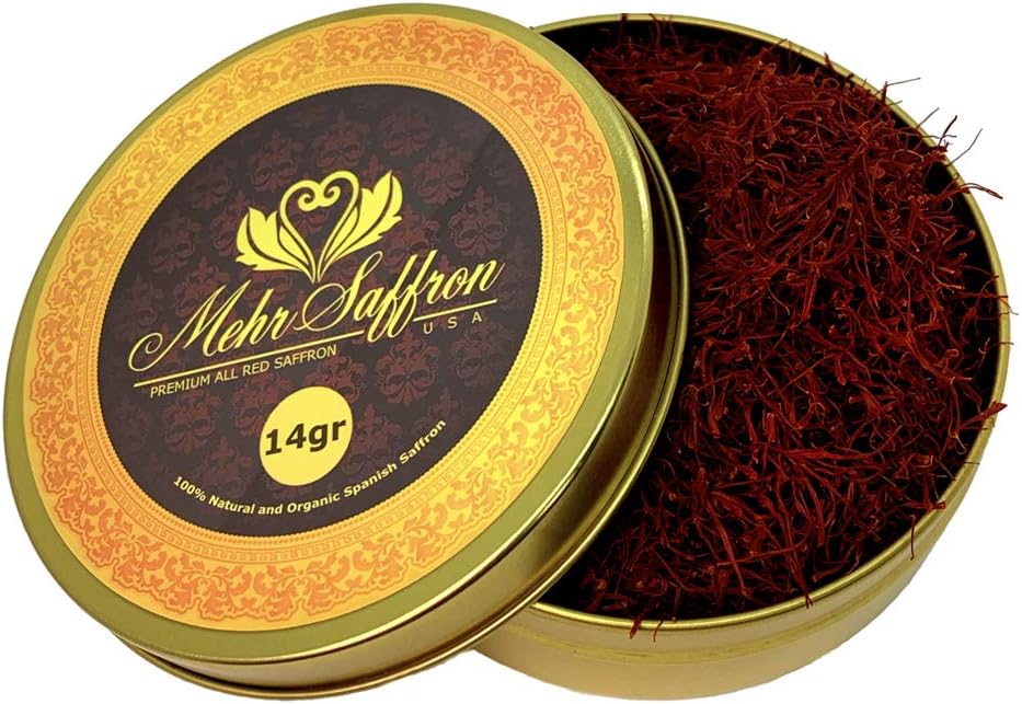 Mehr Saffron、プレミアムサフランスレッド/ 1/2オンス(14グラム)