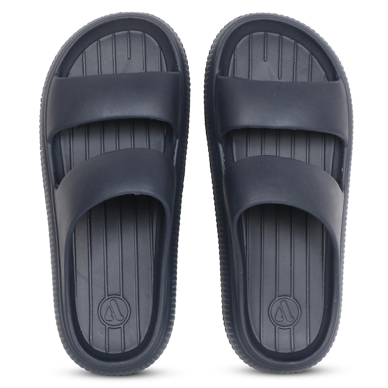 aqualite NEO-1265 Men's Classic Cushion Sliders/Slippers with Adjustable Buckle Strap for Adult Comfortable & LightWeight |Stylish & Anti-Skid| Waterproof & Everyday Flip Flops-picture-50