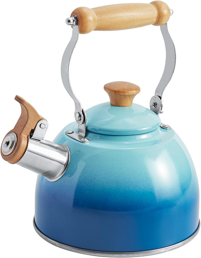 RockUrWok 1.6qt Whistling Tea Kettles Stovetop,50 Oz Small Tea Kettle