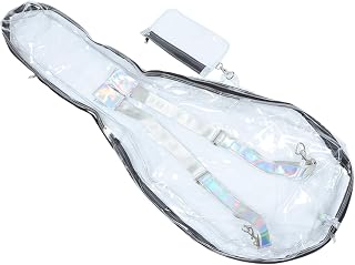 YARNOW 1 Pieza Bolsa de Guitarra Mochila Impermeable para Viajar Bolsa de Transporte portátil para Guitarra Estuche de Guitarra Transparente Funda de Guitarra