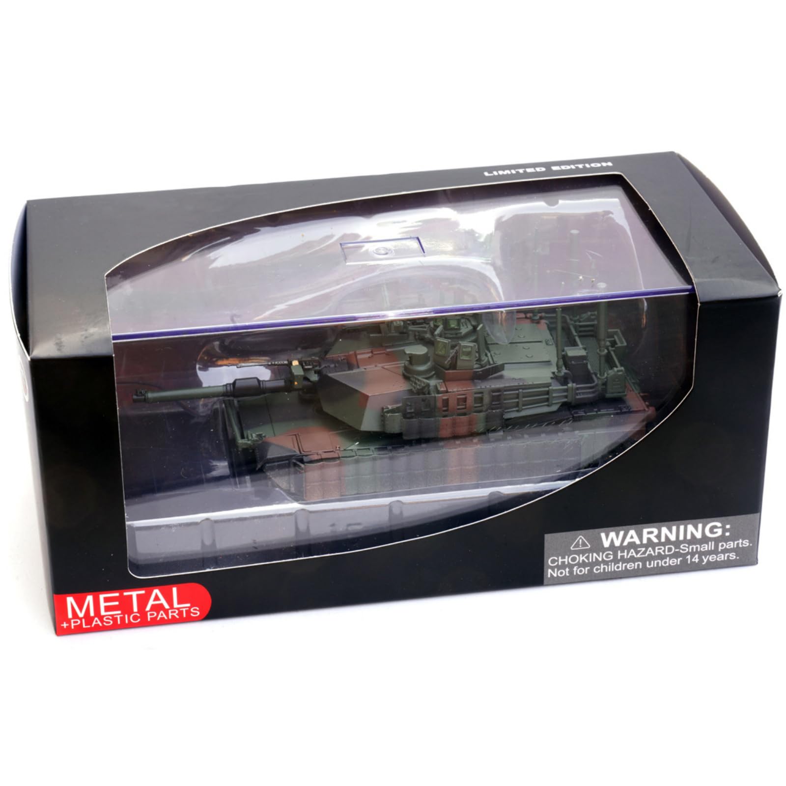 MOUDOAUER 1/72 Scala Lega US M1A2 TUSK II Abrams Main Battle Tank Model Fighter Modello Militare Diecast Tank Modello per la Collezione