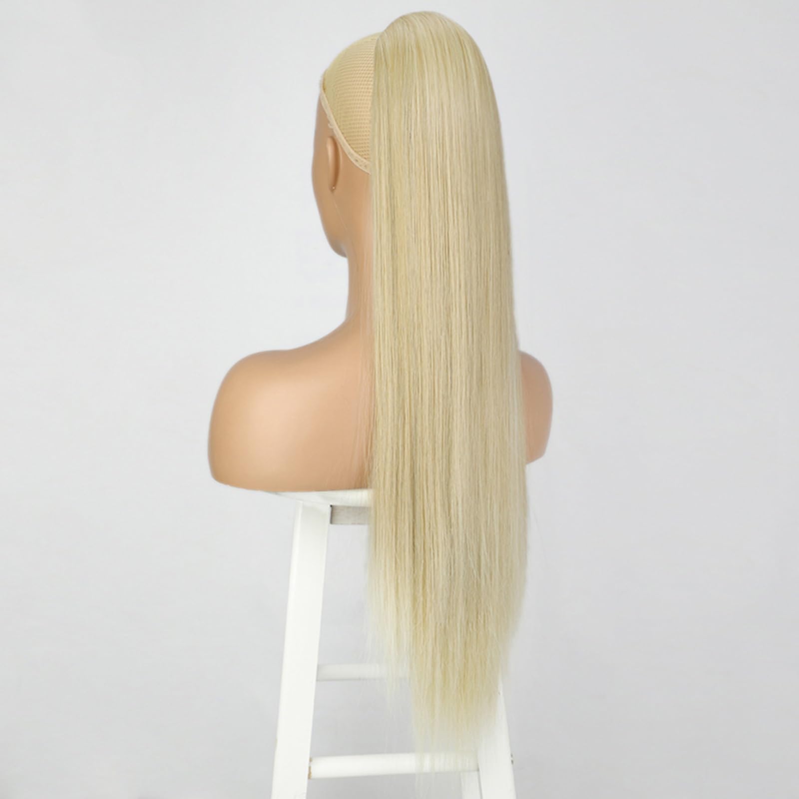 Extension capillaire synthétique bouclée pour volume immédiat queue de poney 65cm - 7