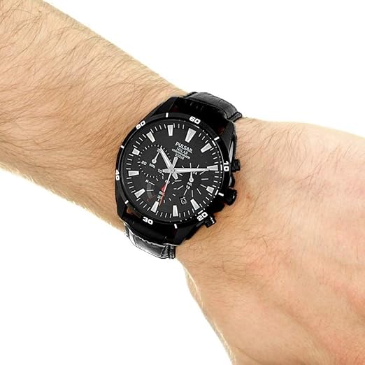 Pulsar heren solar chronograaf horloge PZ5001X1 - Lucardi.nl