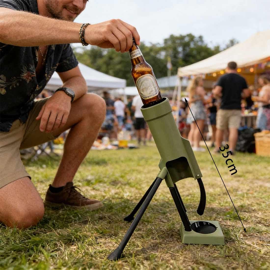 Amazon | 迫撃砲型 モルタルビール栓抜き 51mm モルタルボトル