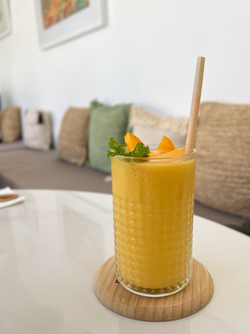Ponthier Bio Fruchtpüree Mango - 4x 1kg - Püree aus indischen Mangos, frei von Farb- und Konservierungsstoffen, für Mango Bowls, Smoothies, Eis, Dessert, Porridge