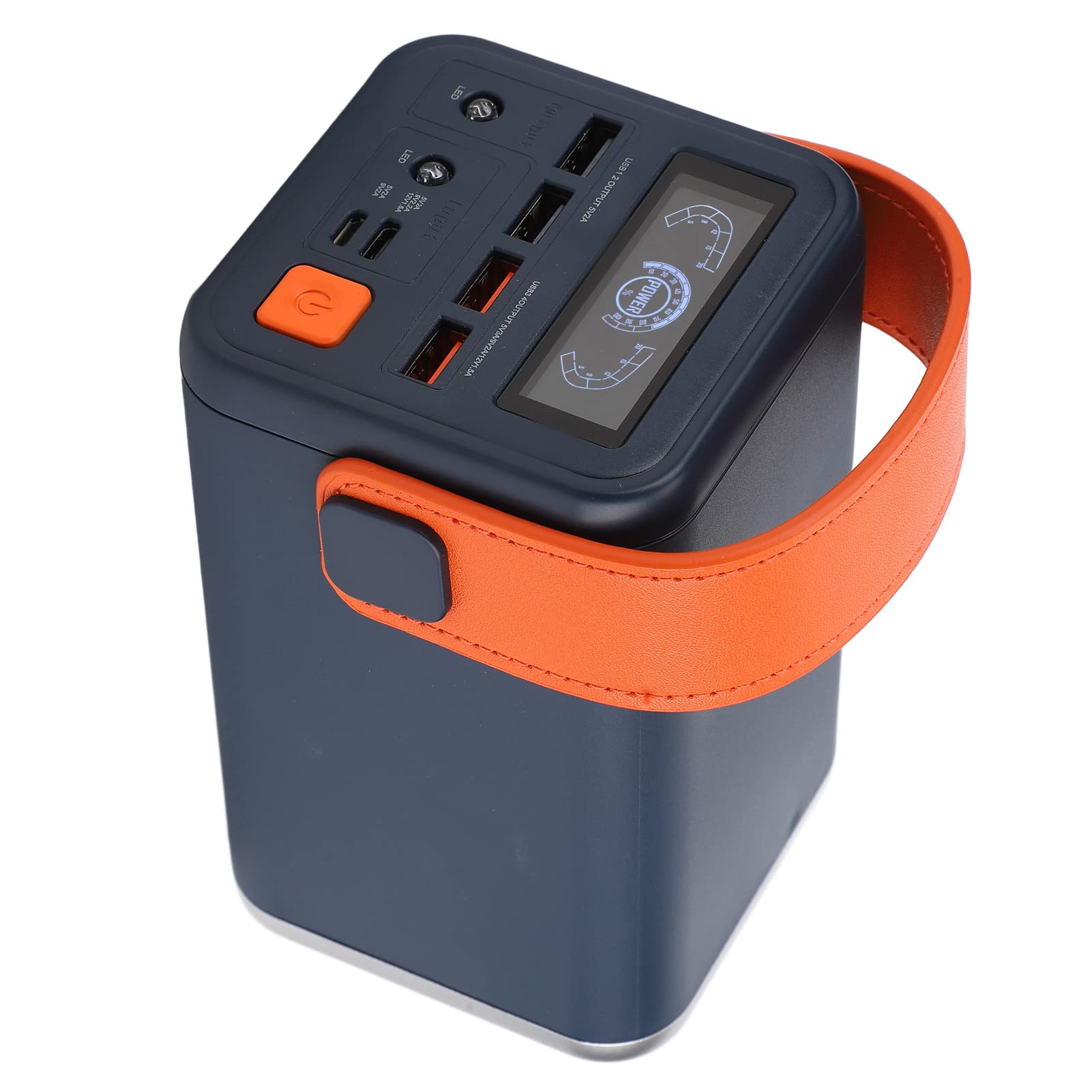 Centrale électrique Portable, Centrale électrique Extérieure en Métal avec Batterie de 60 000 MAh, Prend en Charge une Charge Rapide de 18 W pour le Camping et une Utilisation d'urgence (BLUE)
