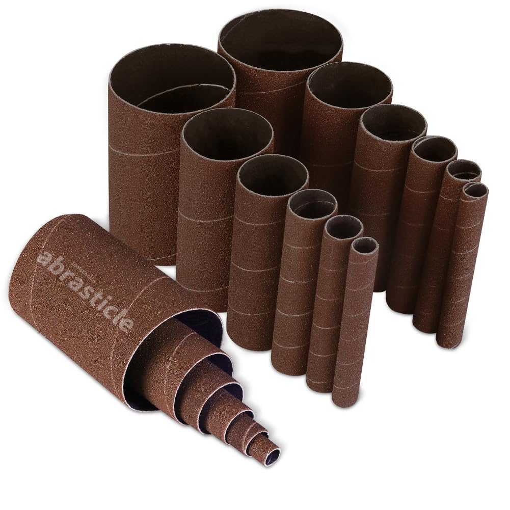 Spindle Sander Sleeves - 18 Pack Assorted Grits -10