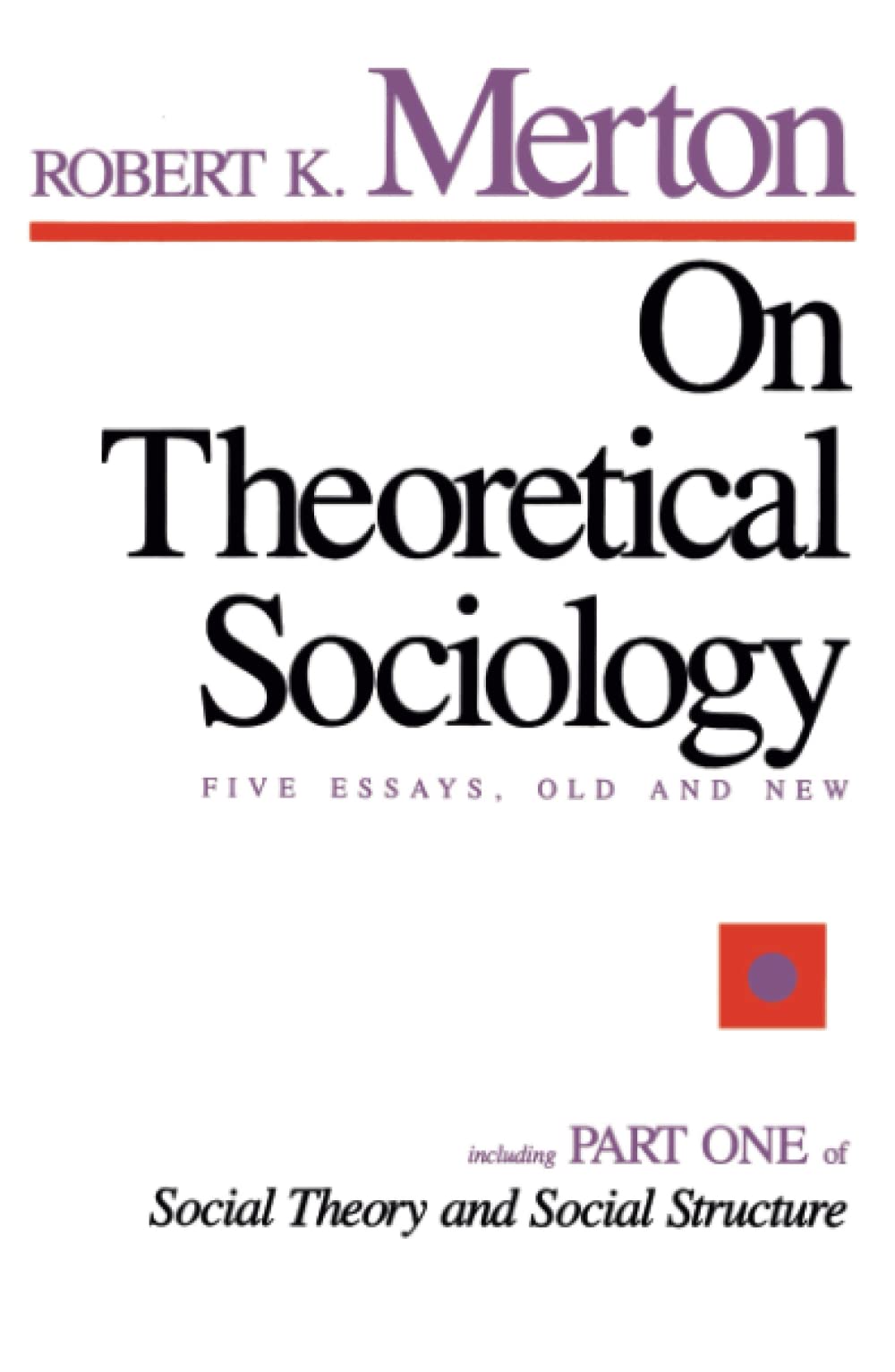 On Theoretical Sociology