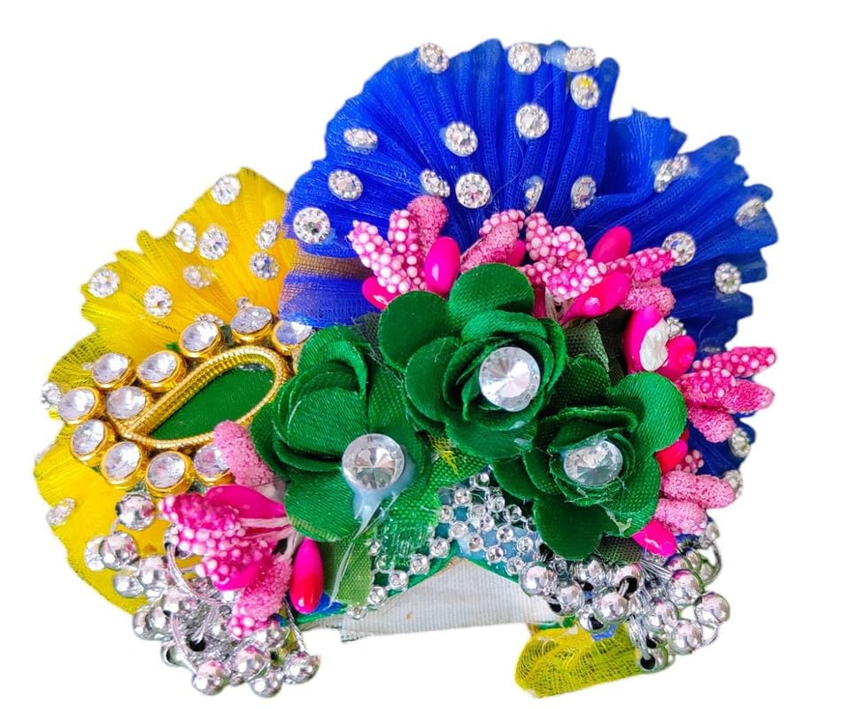Image of Partish Laddu Gopal Heavy Janamashtmi Dress Size 5 l Ladoo Gopal Dress l Kanha Ji Poshak Size 1 2 4 5 6 (X)