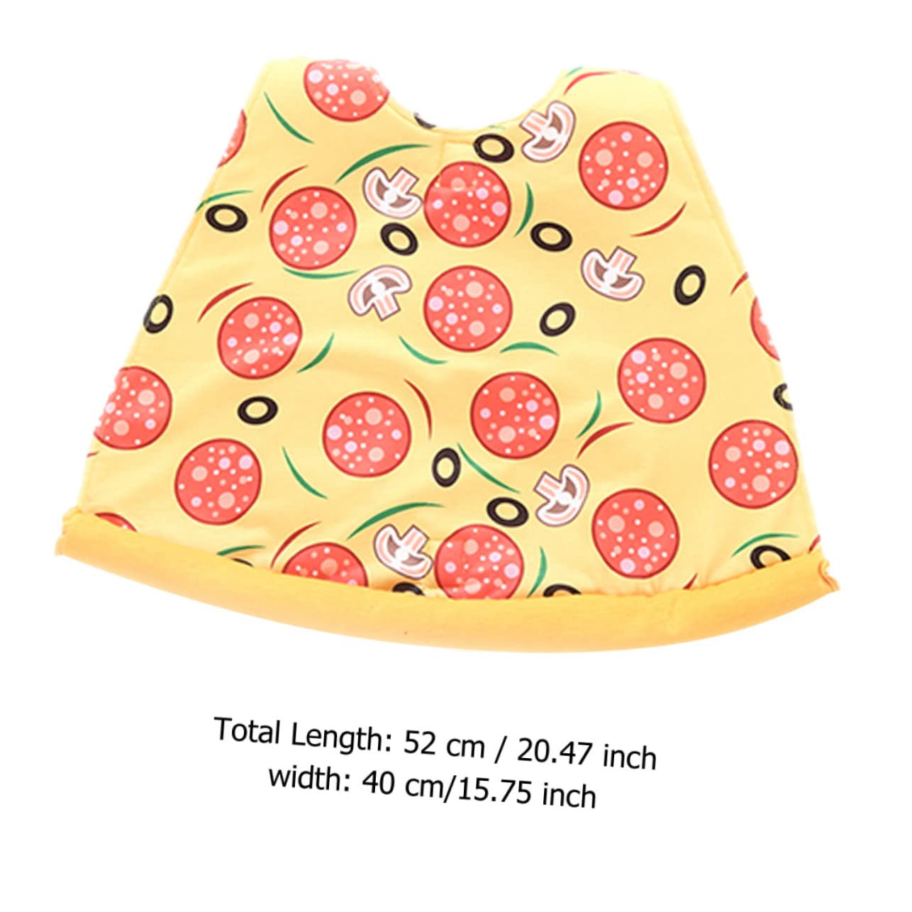 BESPORTBLE 3pezzi Costume Per Pizza Per Halloween Abbigliamento Per Animali Domestici e Comodo Per e Speciali