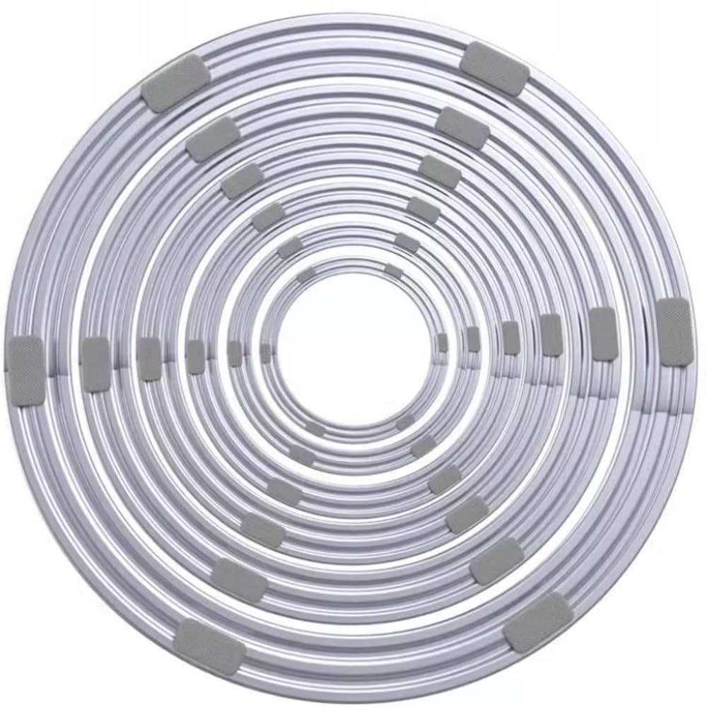 Cuscinetti per giradischi resistenti – Base girevole in acciaio inox da 40,6 cm, piastra girevole, ideale per uso domestico e cucina, rotazione fluida, hardware versatile