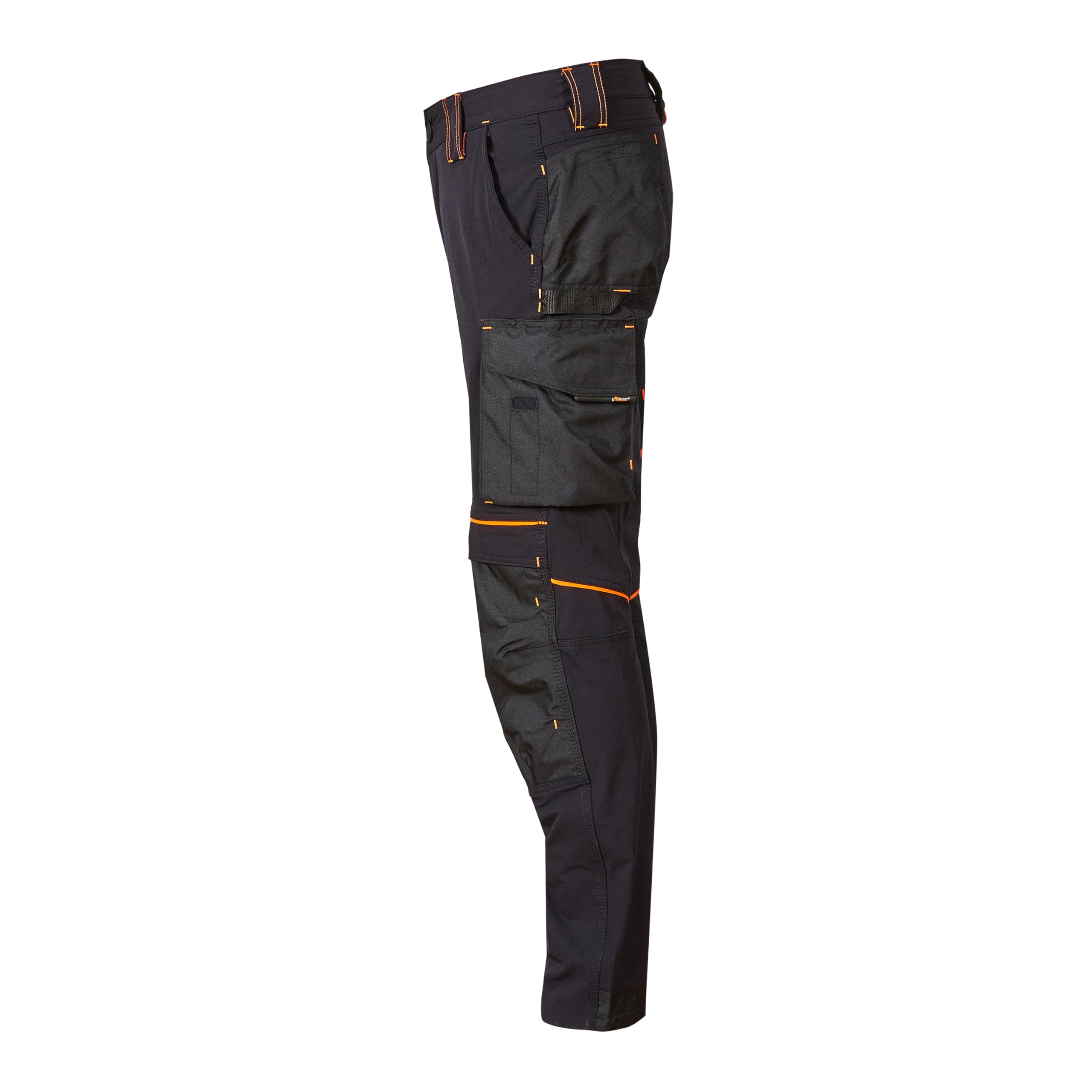 U-Power Don't Worry... BE Happy! Pantalone da Lavoro Idrorepellenti Atom Deep Blue Pantaloni da Lavoro Uomo (Pacco da 1)