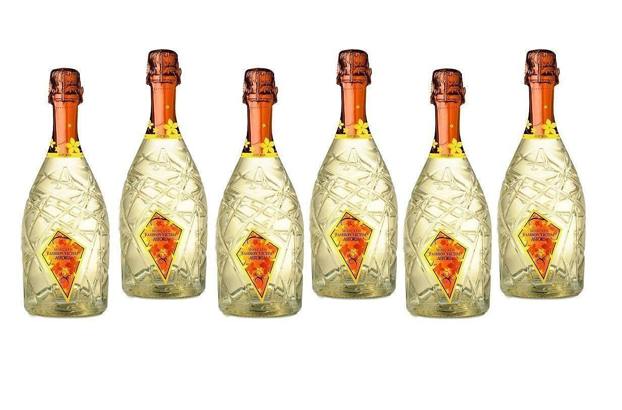 Astoria “Fashion Victim” moscato blanco. Pack 6 Botellas de 750 cl | Vino dulce y afrutado italiano