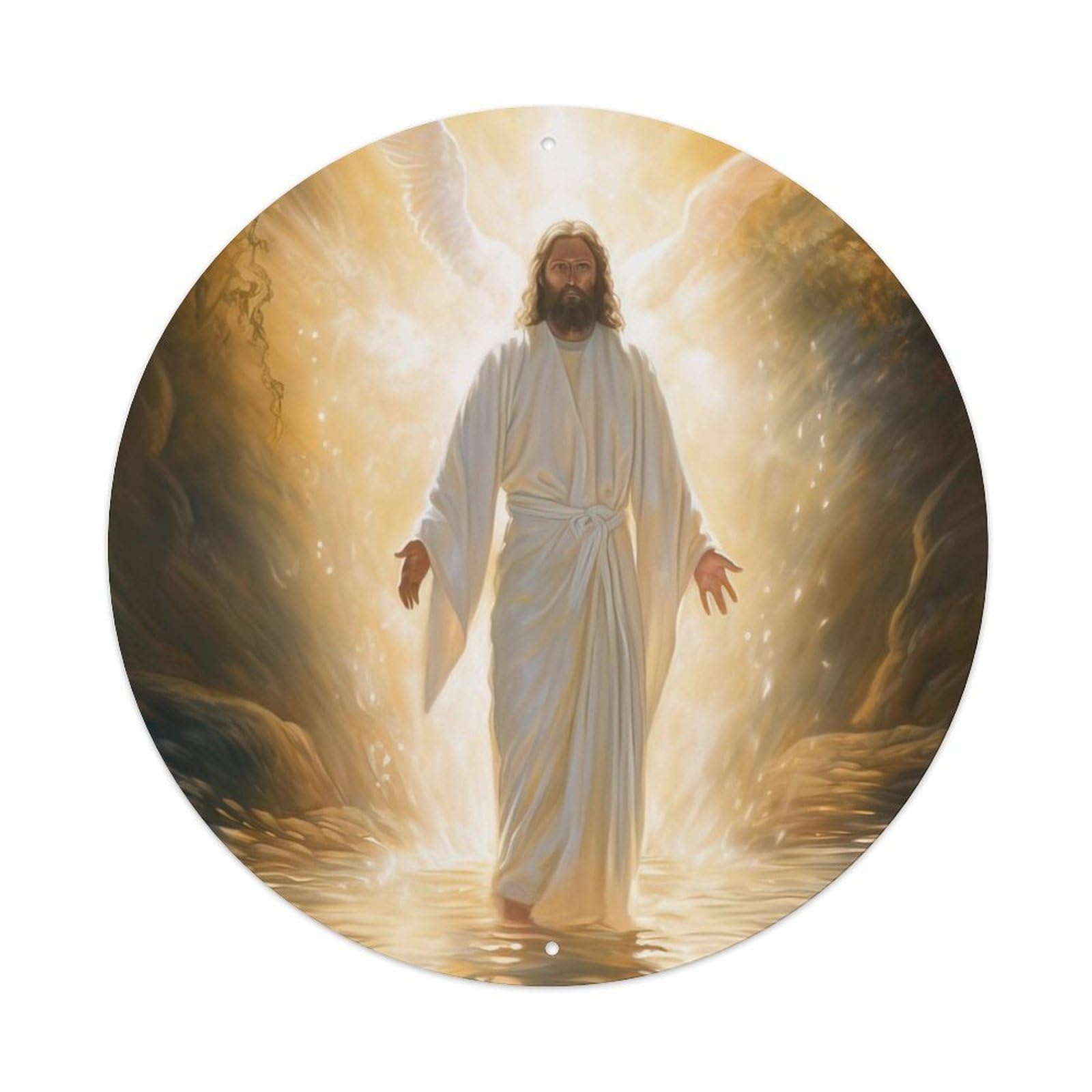 Jesus The Saviour Religious Metal Tin Sign