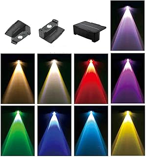 Chdaoce Luces solares for cercas, 10 Colores Ajustables, lámpara de Pared IP65, Impermeable, Luces for Patio, decoración Exterior, for Patio, escalón, barandilla, Piscina(Single LED,12pcs)