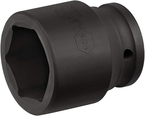 Vista 12 de Jetech Juego de llaves de impacto estándar de 3/4 pulgadas, 1-1/8 pulgadas de accionamiento, fabricado con acero de aleación de cromo molibdeno